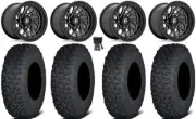 Fuel Runner 15" Wheels Bk 30" Coyote Tires Polaris RZR XP 1000 / PRO XP