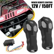 AUXITO 2X Wireless Electric Winch Remote Control Switch Kit 12V 150ft Handset EA