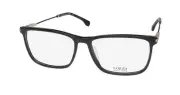 NEW LOZZA VL4212 GLASSES 0700 56-15-145 RECTANGULAR MENS BLACK METAL & PLASTIC