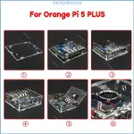 VIVI 保護套 - 適用於 ORANGE PI 5 PLUS 外殼 - 亞克力透明外殼散熱器風扇