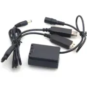 NP-FZ100 Dummy Power Battery DC Coupler +Dual USB Cord For Sony A9 A7III A7RIII