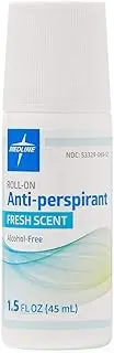 Medline MedSpa Fresh Scent Antiperspirant Deodorant Roll-On, 1.5 oz, Case of 96