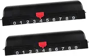 SUPVOX 2pcs Table Hockey Score Counters Durable Scorekeepers for Air Hockey Lightweight Portable Tabletop Score Keepers Smooth Edges for Safe Use Essential Accessories for Arcade Games