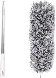 LOEFLIFA Extendable Microfiber Duster for Household Cleaning Telescopic Dust Remover Ergonomic Design Durable Fiber Bristles for Cars Floors and Hard to Reach Areas