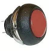 CES SPST Push Button Switch RED MOMENTARY-ON Normally Open