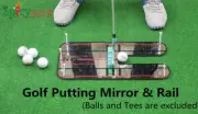 A99 Golf Putting Mirror & Rail Alignment Practice Training Aid Portable