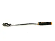 Snap On Tools NEW THLLF72O 1/4"dr ORANGE Soft Grip Extra-Long Flex Head Ratchet