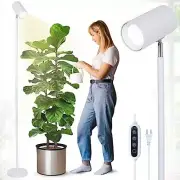 White Grow Lights for Indoor Plants Full Spectrum,Tall Plant Light White-20W