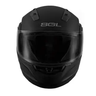 SOL 安全帽 SM-3 可掀式 素色 消光黑 可樂帽 全罩 汽水帽 DOT SM3 | 安信商城