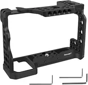A7Riii A7iii cage,A9 / A7III / A7M3 / A7Riii Camera Cage for Sony A9 A7M3 A7III A73 A7RIII A7R3 Camera Case Rig Cold Shoe
