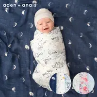 在飛比找PChome24h購物優惠-【Aden & Anais】竹纖維多功能包巾3入 (4款)