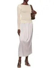 Elastic waist skirt S,XS,L Pink