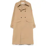 [Isabel Benenato] Isabel Benenato Cotton Trench Coat M NEUTRALS