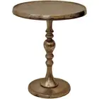 Renwil TA033 Romina 22 X 17 inch Antiqued Brass Side Table