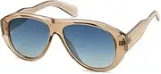 [SOJOS] Retro Aviator Polarized Sunglasses for Women Men Vintage 70s Style UV Protection Sunnies SJ2328
