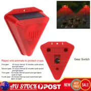 Solar Alarm Light Security Flashing Light Garden Farm Dog Barking Repeller Lamp