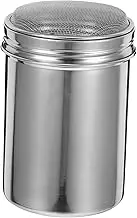 Vaguelly Fine Mesh Flour Shaker Duster Stainless Steel Powder Dispenser with Sieve for Cocoa and Sugar for Coffee and Baking Design