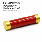 RI80 high frequency high voltage non-inductive resistance 100W 1MΩ 28*160MM