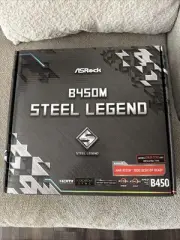 ASRock B450M STEEL LEGEND Micro ATX AM4 DDR4 GAMING Motherboard