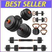 Multifunctional 5 in 1 Adjustable Dumbbell Set for Full Body Home Fitness