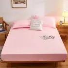 Fitted Sheet Bed Mattress Cover Single/KS/Double/Queen/King/SK Soft Elastic Band