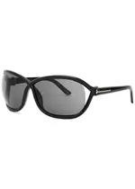 Tom Ford Fernanda Butterfly-frame Sunglasses, Sunglasses, Black, Butterfly Frame, Designer-engraved Lenses, 100% UV Protection ONE SIZE