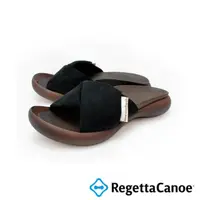 在飛比找momo購物網優惠-【RegettaCanoe】優雅時尚 麂皮扭帶平底涼鞋 CJ