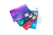 Tiger Studded Document Wallet (Pack of 5) (Multicoloured) (One Size)