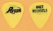 Poison Bret Michaels 1st Custom Vintage Guitar Pick - 1986 Cat Dragged In Tour
