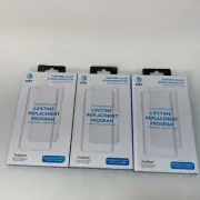 3X AT&T Tempered Glass Antimicrobial Screen Protector iPhone 14 Plus/13 Pro Max