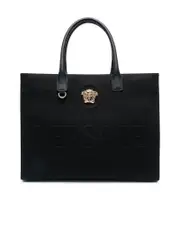 Versace La Medusa Canvas Tote