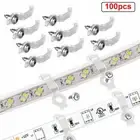 Reliable Mounting Bracket Clips for Fixing 5050 RGB LED Strip Light Pack of 100