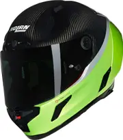 Nolan X-804 RS Ultra Carbon D.O.C. Helmet, black-green, Size L for Men Black Green