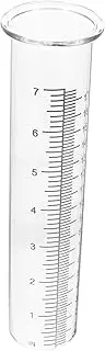 VANZACK Rain Gauge Replacement Tube Outdoor Use High Borosilicate Glass Precise Rainfall Monitoring
