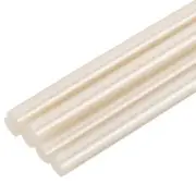 Mini Hot Glue Sticks for Glue Gun 0.28-inch x 4-inch Metallic White 6pcs