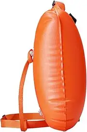 Swim Float for Swimmers Snorkelers Waist Belt Bright Orange Lightweight Swim Buoy for Enhanced Visibility