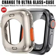 Screen Protector Cover voor Apple Watch 45mm 44mm 40mm 41mm Harde PC Voor Achter