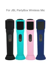 For JBL PartyBox Wireless Mic Microphone Silicone Body Protective Cover + Stand