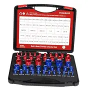 46pcs Thread Checker, Nut and Bolt Thread Checker, 24 Inch & 22 Metric Box Set