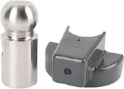Generic Heavy Duty Theft Protection Trailer Coupler Lock, U BRP2516, 2 5/16 Inch Ball Coupler, Straight Lip, High Strength Stainless Steel Secure Torsion Lock