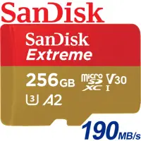 在飛比找momo購物網優惠-【SanDisk 晟碟】256GB 190MB/s Extr