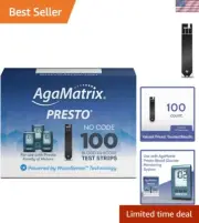 100 Count Presto Test Strips - Fast, Accurate Glucose Monitoring Solution