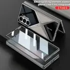 For Samsung Galaxy Z Fold 6 Foldable Plated Phone Cover Case Screen Protector