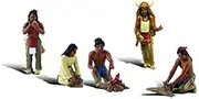 Woodland Scenics Scene-A-Rama Scene Setters Native Americans (6)