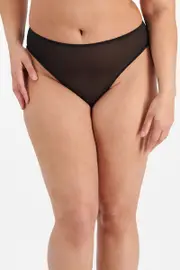 Berlei Because Hi Bikini - Black, Size: 12