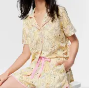 NEW PETER ALEXANDER GOLDEN RETRIEVER DOG TOP + SHORTS PJ SET SMALL S RRP$129