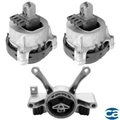 Front Engine Mounts & Rear Auto Trans Mount 3PCS Set For BWM X3 24-19 2.0L; RWD (for: BMW)