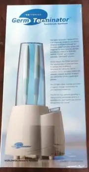 Germ Terminator Toothbrush Sanitizer Steam Sterilization Oral Health GT100 NEW!!