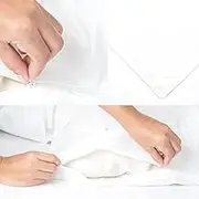 Allersoft 100% Cotton Dust Mite Allergy Control for Doona - Anti-Allergy Quilt Cover Super King 280x250cm