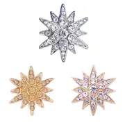 Brooch Six Pointed Star Collar Button Badge Fashion Corsage Pin Accessories